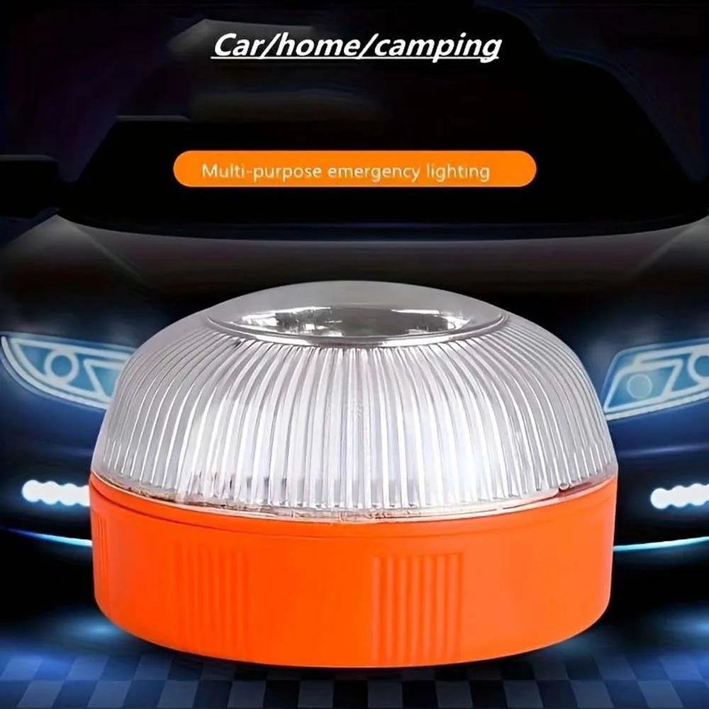 1PC Led Car Emergency Light Flashlight Magnetic Induction Strobe Road