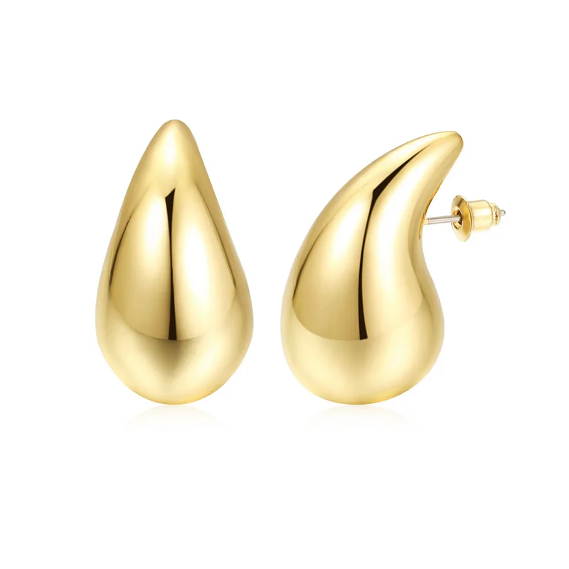 New Arrival Vintage Gold Color Water Drop Earrings for Women Free