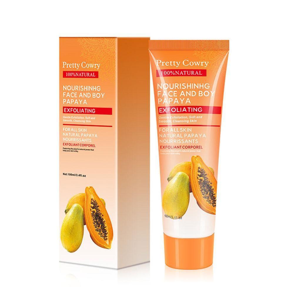 Cucumber Coconut Papaya Facial Exfoliating Gel Cream